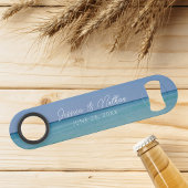 美しいビーチホライパーソナライズされたン結婚ズ スピード栓抜き