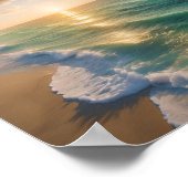 美しいビーチポスター ポスター (角)