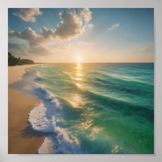 美しいビーチポスター ポスター