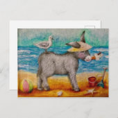 美しいビーチロバ ポストカード (正面/裏面)