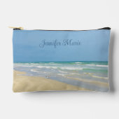 美しいビーチ写真カスタム撮影コースト アクセサリーポーチ (正面)