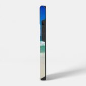 美しいビーチ写真海シーサイドモノグラム iPhoneケース (左側面)