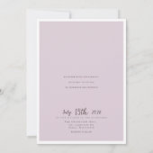 美しいビーチ波の風景サマー結婚ズ 招待状 (裏面)