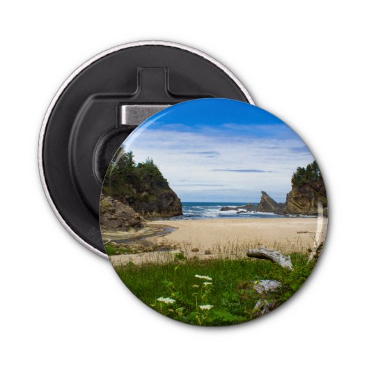 美しいビーチ磁気ボトルオープナー 栓抜き (正面)