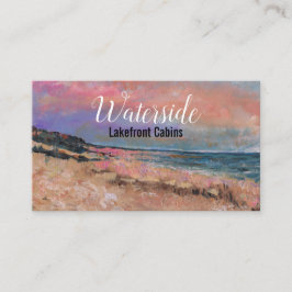 美しいビーチ絵画ズ 名刺