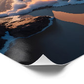 美しいビーチ風景 ポスター (コーナー)