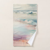 美しいビーチ バスタオルセット (ハンドタオル)