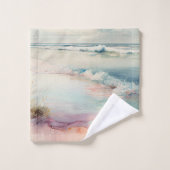 美しいビーチ バスタオルセット (ウォッシュタオル)