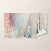 美しいビーチ バスタオルセット (ハンドタオル)