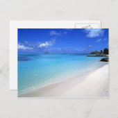 美しいビーチ ポストカード (正面/裏面)