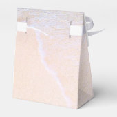 美しいビーチ/目的地のウェディングパーソナライズされた フェイバーボックス (裏面サイド)