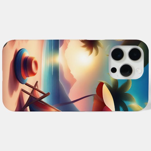 美しいビーチ Case-Mate iPhoneケース (裏面 (横))