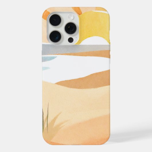 美しいビーチ iPhoneケース (裏面)