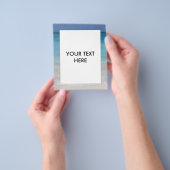 美しいビーチ | TurksとCaicosの写真 チラシ (手)