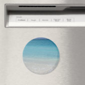 美しいビーチ | TurksとCaicosの写真 マグネット (インサイチュ (食洗機))