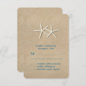 美しいビーチRSVP 出欠カード (正面/裏面)