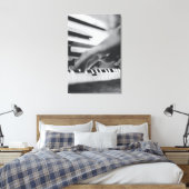 美しいピアノのアートワーク キャンバスプリント (インサイチュ (寝室))