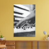 美しいピアノのアートワーク キャンバスプリント (インサイチュ (リビング))