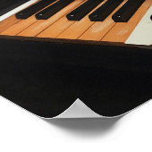 美しいピアノのアートワーク ポスター (角)