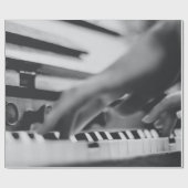 美しいピアノのアートワーク ラッピングペーパー (フラット)