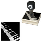 美しいピアノのアートワーク ラバースタンプ (押印)