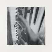 美しいピアノアート タペストリー (正面(横))