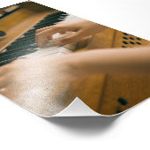 美しいピアノ フォトプリント            (角)