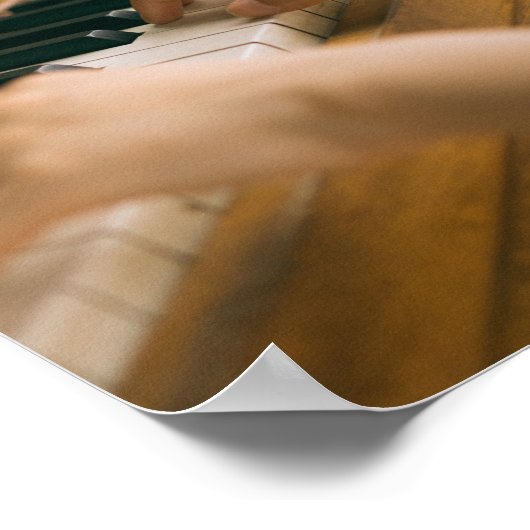 美しいピアノ ポスター (角)