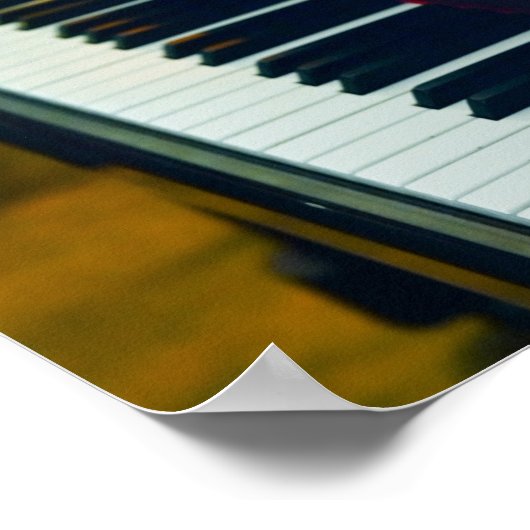 美しいピアノ ポスター (角)