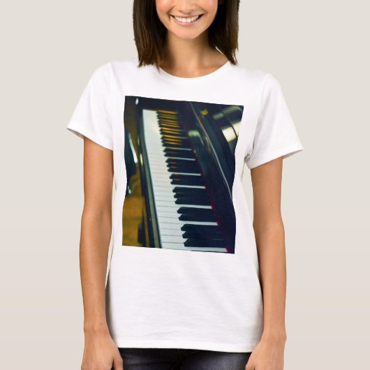 美しいピアノ Tシャツ (正面)