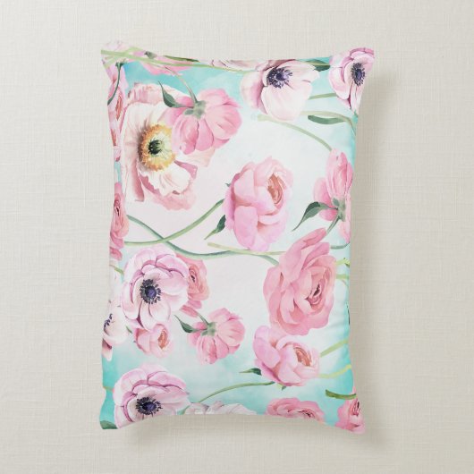 美しいピエレガントンクフローラバラモノグラム アクセントクッション (裏面(縦))