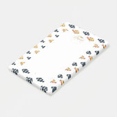 美しいピエロ絵画魚の黒と黄色 ポストイット (アングル)