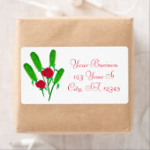 美しいピクルブーケとバラThunder_Cove ラベル (インサイチュ)