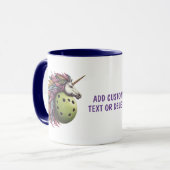 美しいピックボールユニコーンスポーツズピックボール マグカップ (正面左)