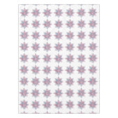 美しいピンクとブルーの万華鏡のように千変万化するパターンクリスマス テーブルクロス (正面)