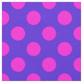 美しいピンクと紫の水玉模様パターン ファブリック (クローズアップ)