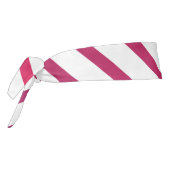 美しいピンクと赤のストライプ タイヘッドバンド (回転270)