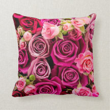 美しいピンクと赤のバラ