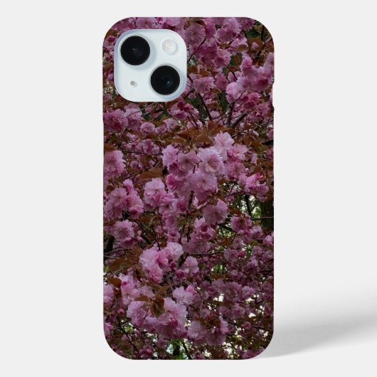 美しいピンクのさくらんぼツリー写真 Case-Mate iPhoneケース (裏面)
