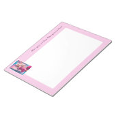 美しいピンクのクリスマスガール01 ノートパッド (アングル)