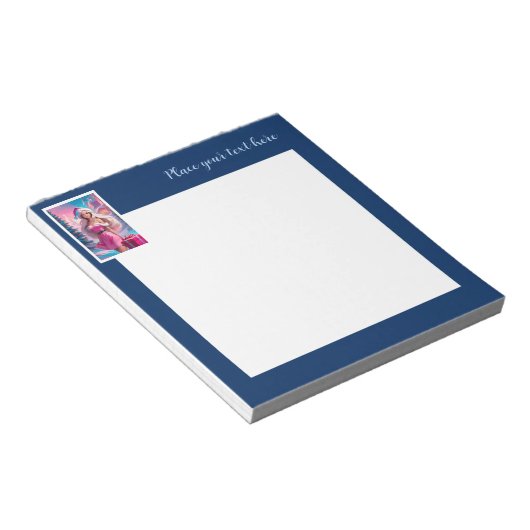 美しいピンクのクリスマスガール01 ノートパッド (アングル)