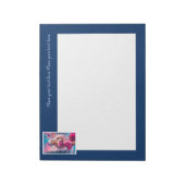 美しいピンクのクリスマスガール01 ノートパッド (回転)