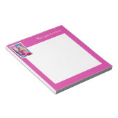 美しいピンクのクリスマスガール01 ノートパッド (アングル)