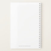 美しいピンクのクリスマスガール01 ノートブック (裏面)