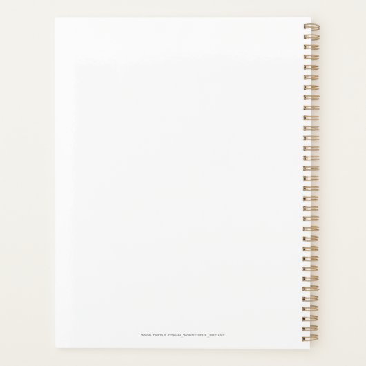 美しいピンクのクリスマスガール01 プランナー手帳 (裏面)