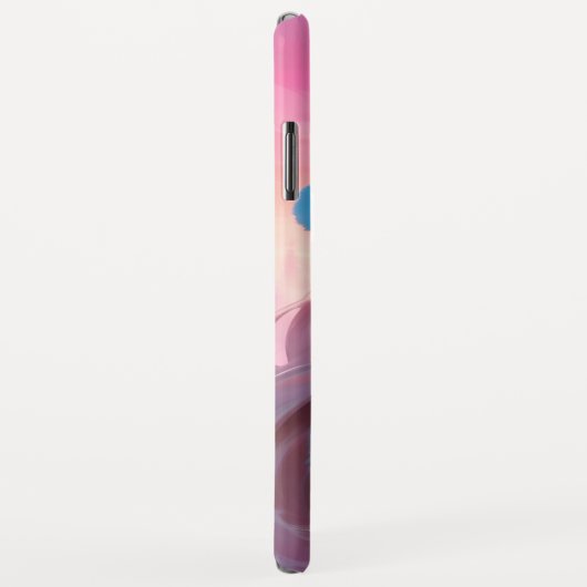 美しいピンクのクリスマスガール01 Case-Mate iPhoneケース (裏面/右)