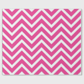 美しいピンクのジグザグ模様のラッピング紙 ラッピングペーパー (フラット)