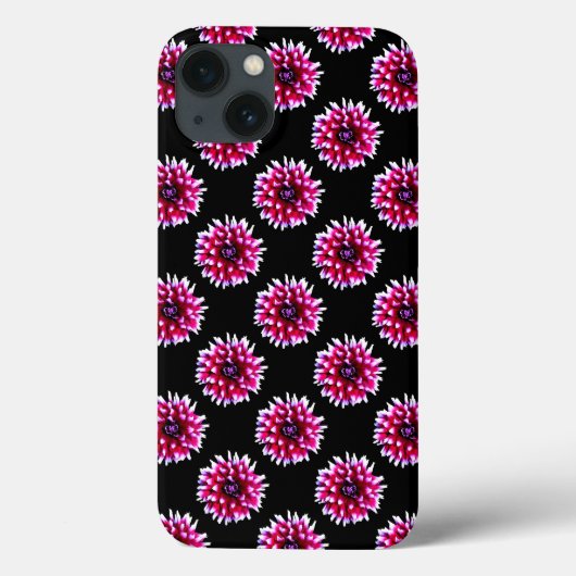 美しいピンクのダリアの花の自然な模様 Case-Mate iPhoneケース (裏面)