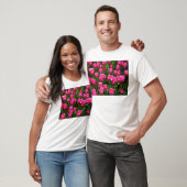 美しいピンクのチューリップ Tシャツ (ユニセックス)