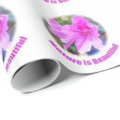 美しいピンクのツツツジ花自然は美しいgif ラッピングペーパー (ロールコーナー)